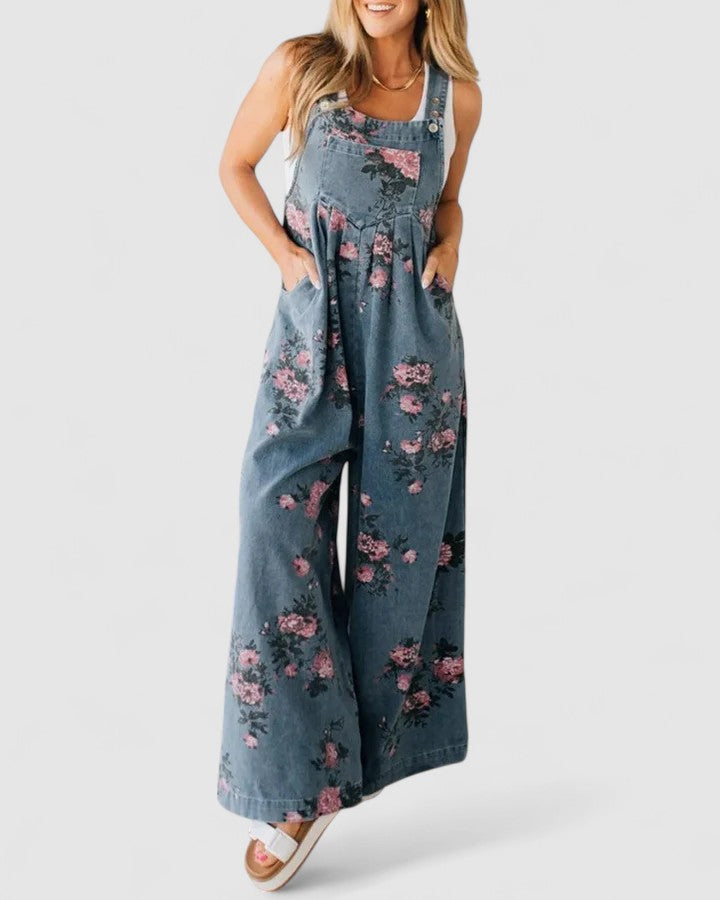 Mona™ | Elegantti Denim Overall