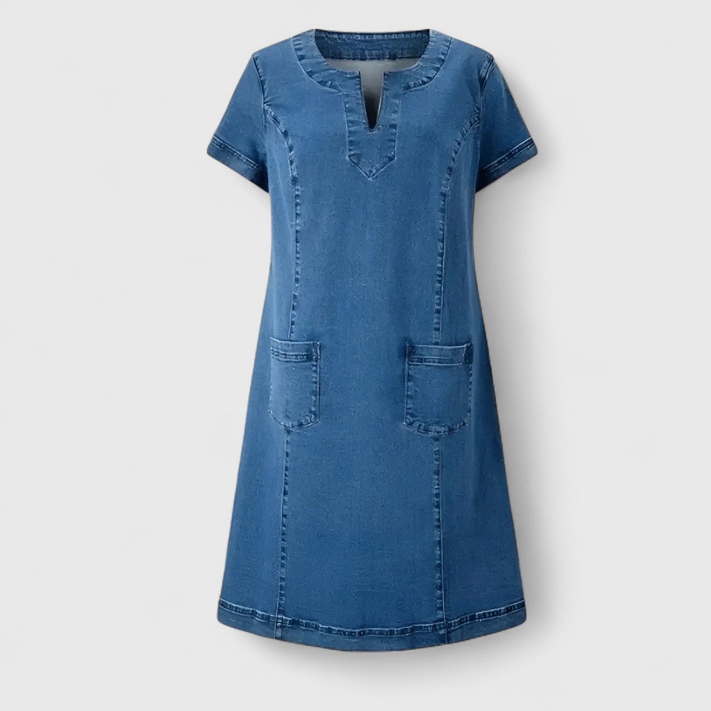 Christine | Elegantti Denim Mekko