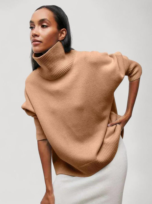 Olivia - Neule, jossa on kilpikonnakaulus