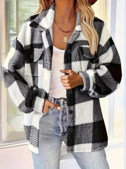 Martin | Tyylikäs Ruudullinen Fleece-takki