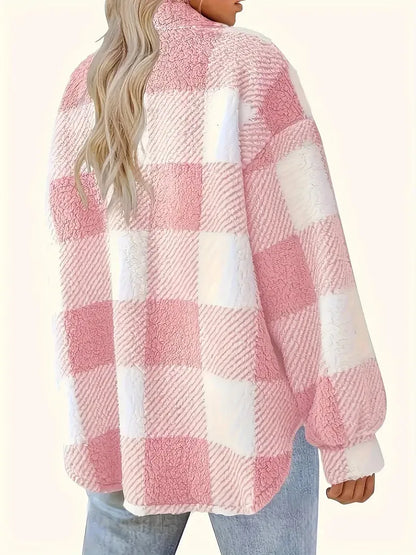 Martin | Tyylikäs Ruudullinen Fleece-takki