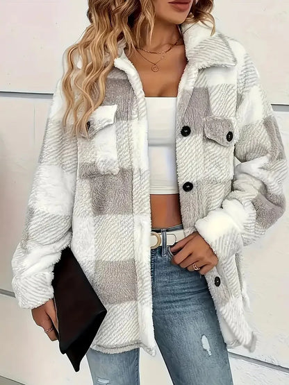 Martin | Tyylikäs Ruudullinen Fleece-takki