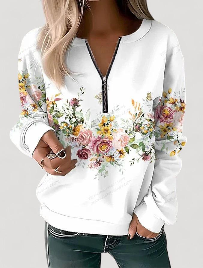 Franca | Vintagetyylinen väriblokkipusero