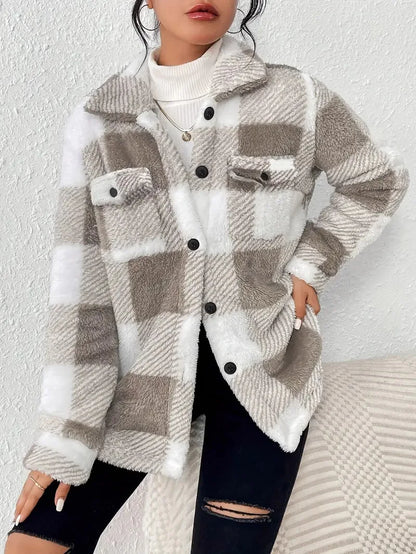 Martin | Tyylikäs Ruudullinen Fleece-takki