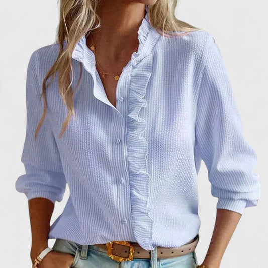 Yasmine | Tyylikäs Pitkähiha Blus