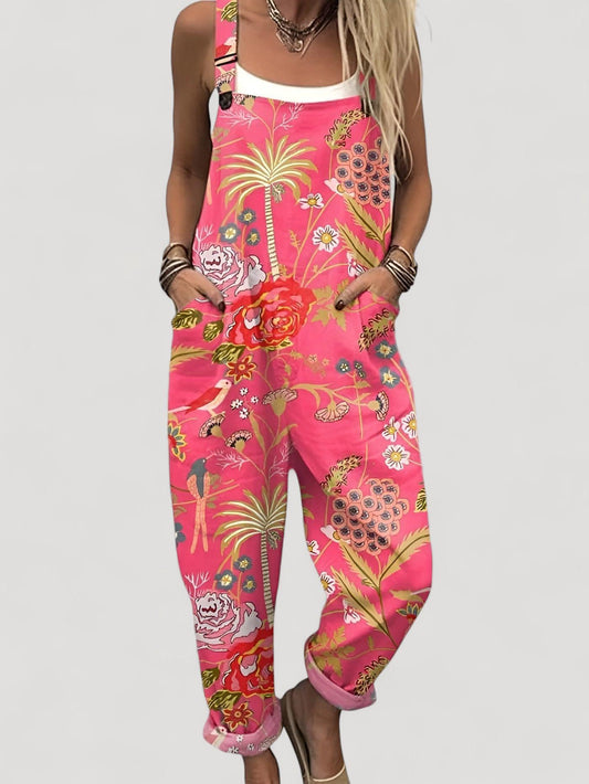 Aukje™ | Naisten vintage kukkakuosiset ja taidepainatteiset haalari