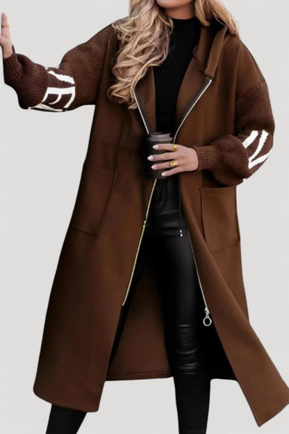 Lysanne - Pitkä Takki Huoodilla ja Taskuilla