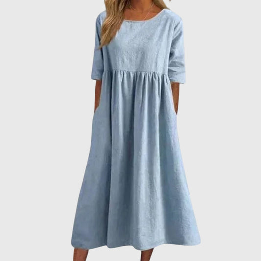 Haisley™ | Elegantti Lyhythihainen Mekko