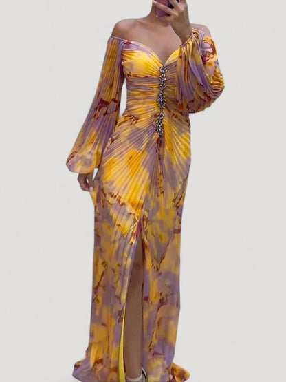 Kristine | Tyylikäs V-pääntie mekko