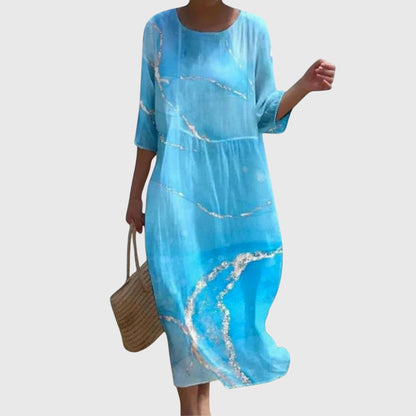 Hayley™ | Tyylikäs Kukallinen Maxi Mekko