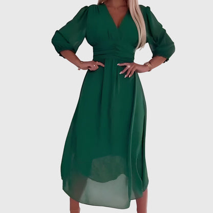 Chloe™ | Kevyt Silkkinen Chiffon Mekko