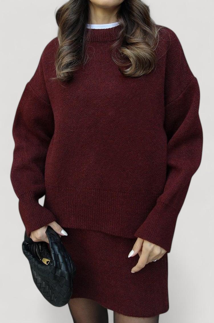 Elena™ - Elegantti Neulepuku ja Hame