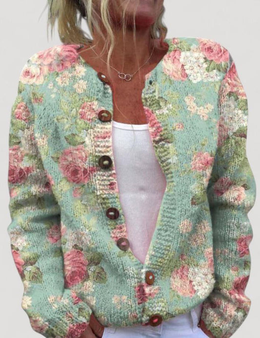 Merryn | Elegant Floral Print Vest