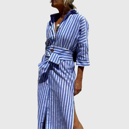 Ellen™ | Klassinen Raidallinen Mekko