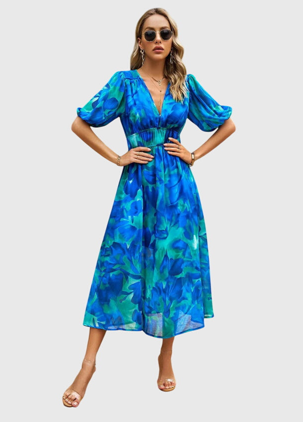 Merlin™ | Imarteleva Kukallinen Midi Mekko