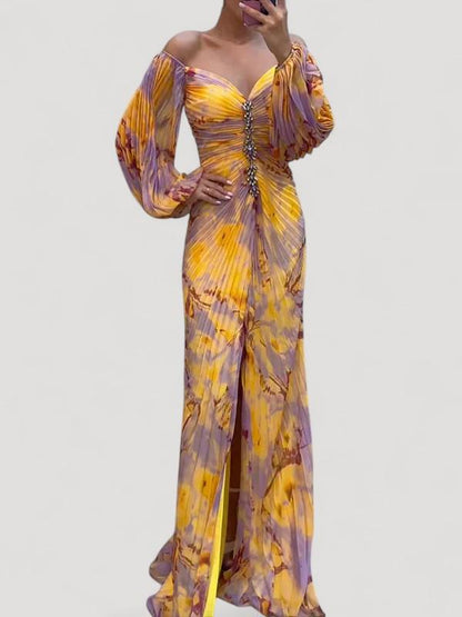 Kristine | Tyylikäs V-pääntie mekko