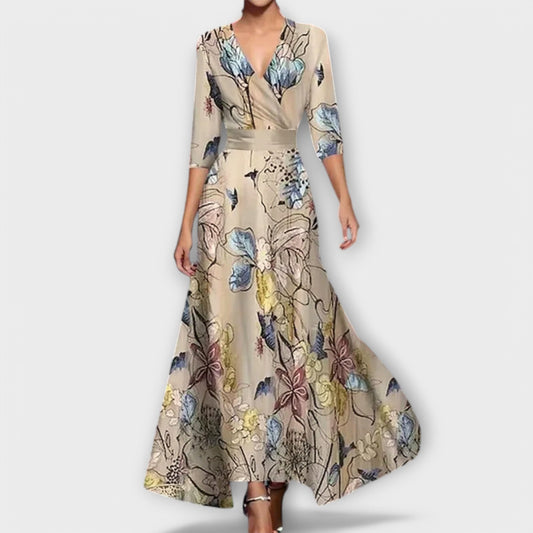 Alma - Tyylikäs naisten mekko hihasuunnittelulla