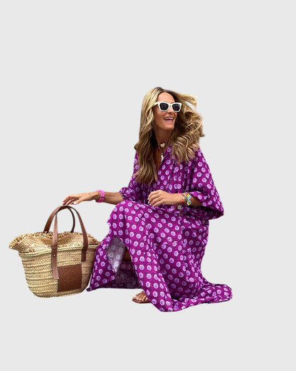 Sarah™ - Boho Maxi Mekko