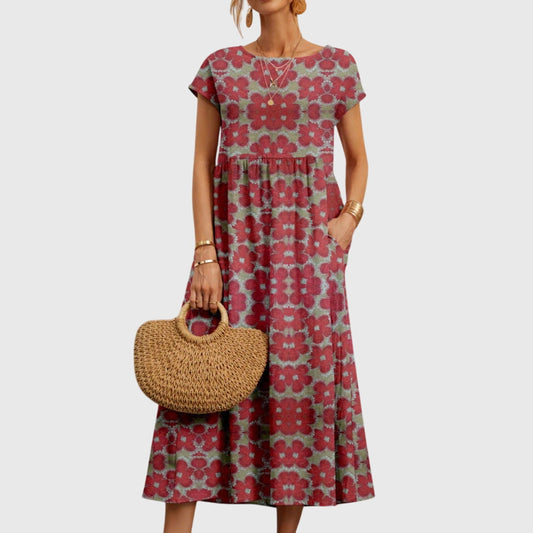 Valencia™  | Tyylikäs Kukallinen Mekko