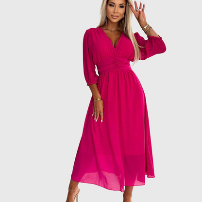 Chloe™ | Kevyt Silkkinen Chiffon Mekko