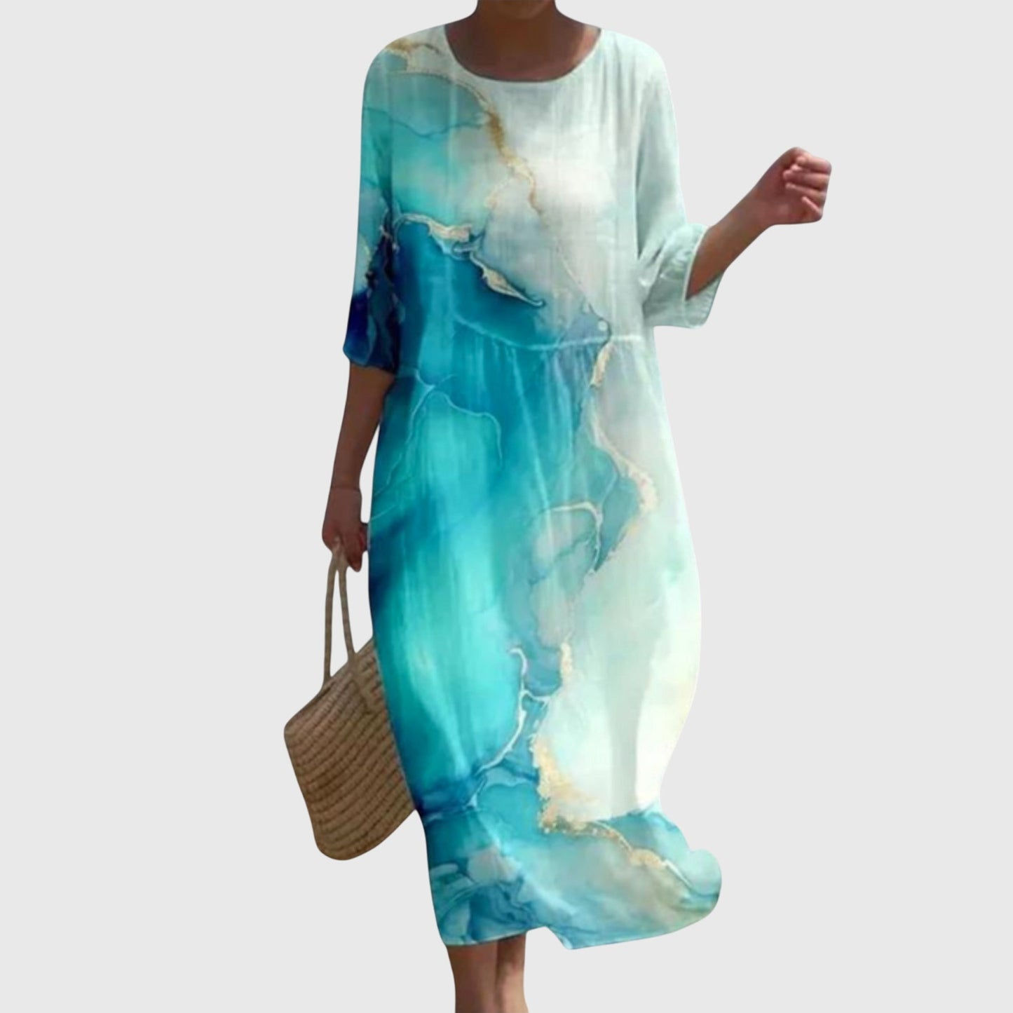 Hayley™ | Tyylikäs Kukallinen Maxi Mekko
