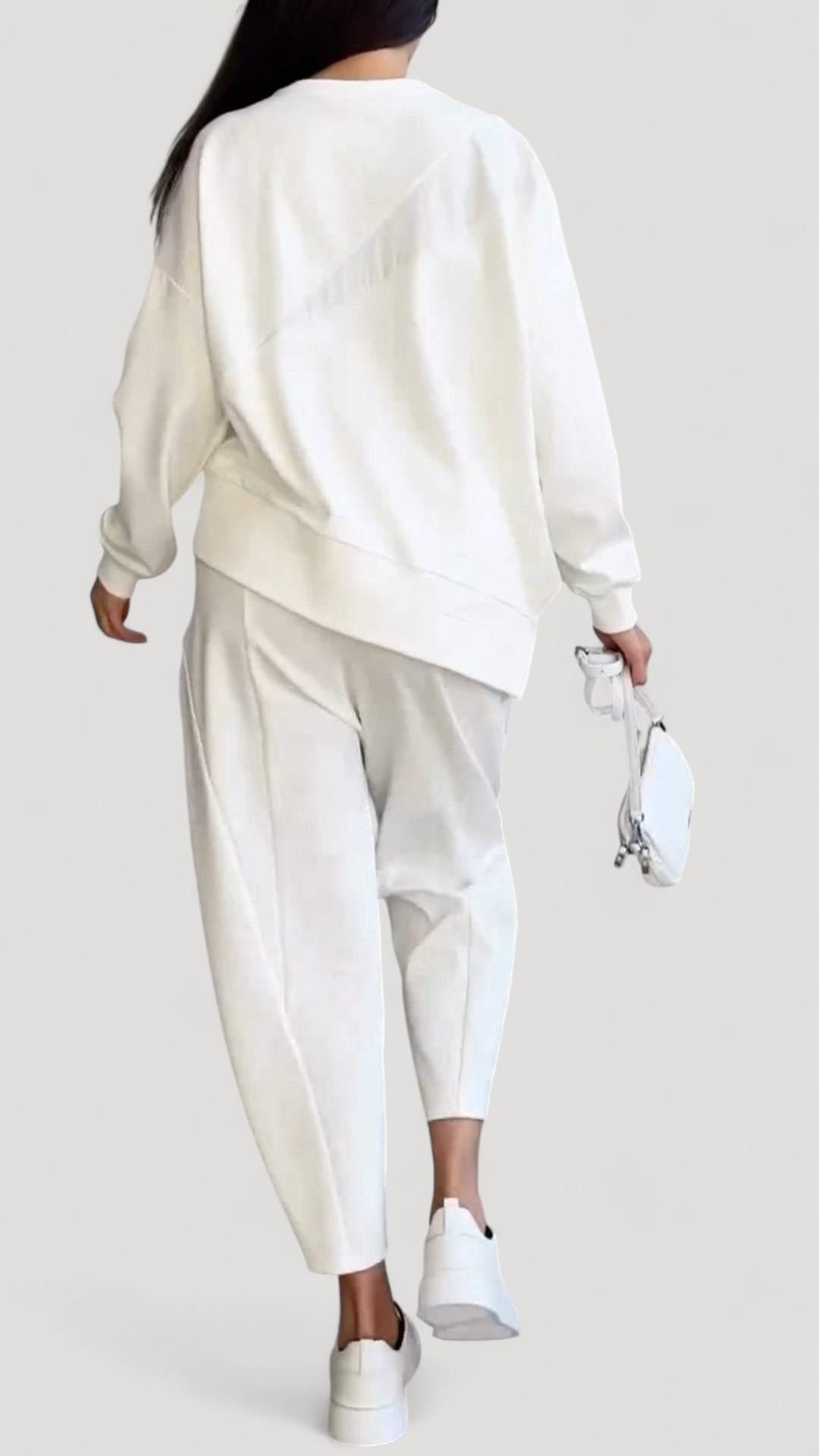 Floriana™ | Kaksi osaa pyöreällä kaula-aukolla ja pitkillä hihoilla