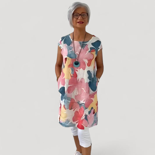 Ellen™ | Perhoskuvioitu mekko