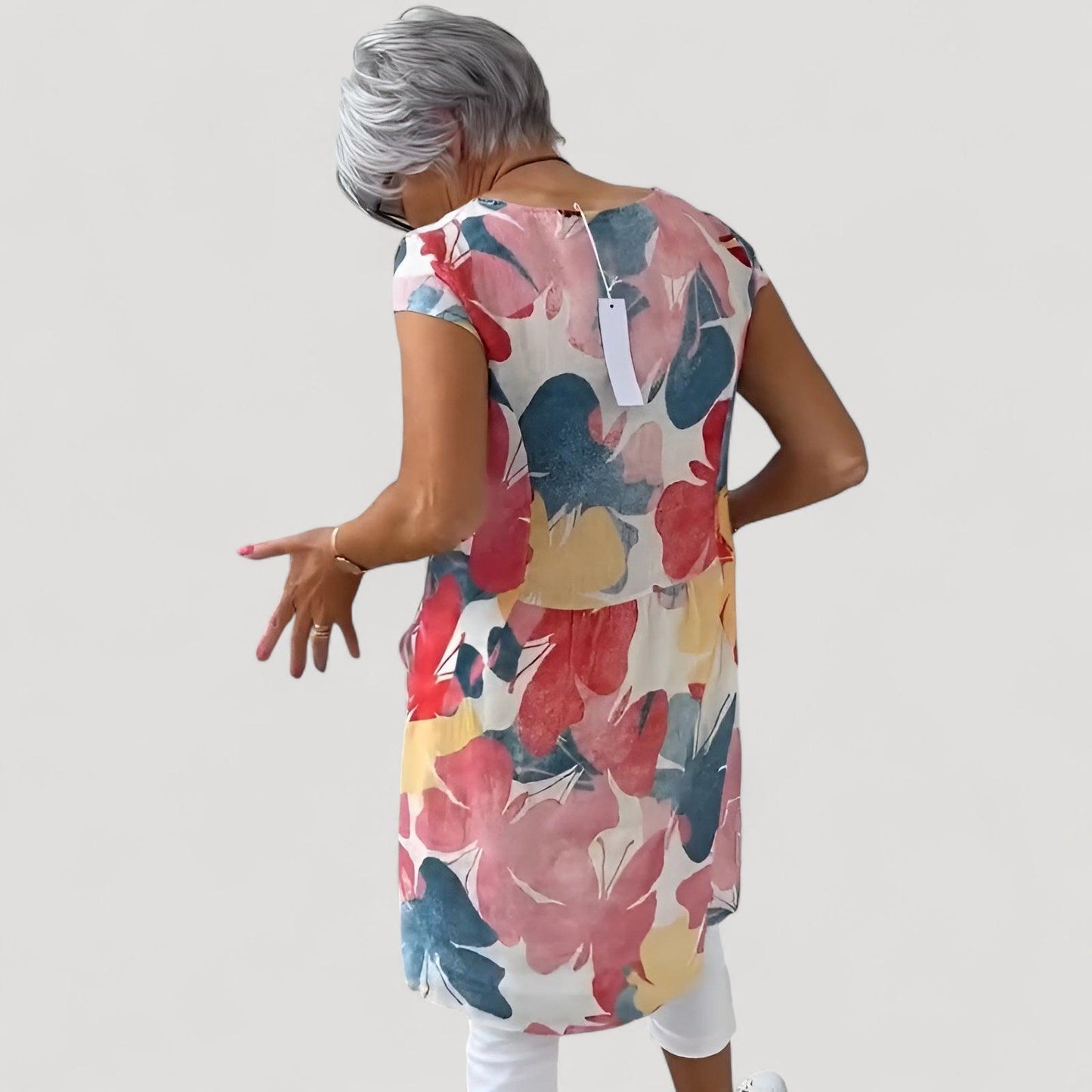 Ellen™ | Perhoskuvioitu mekko